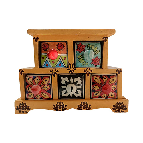 Wooden Ceramic Organiser - Application: Decorative