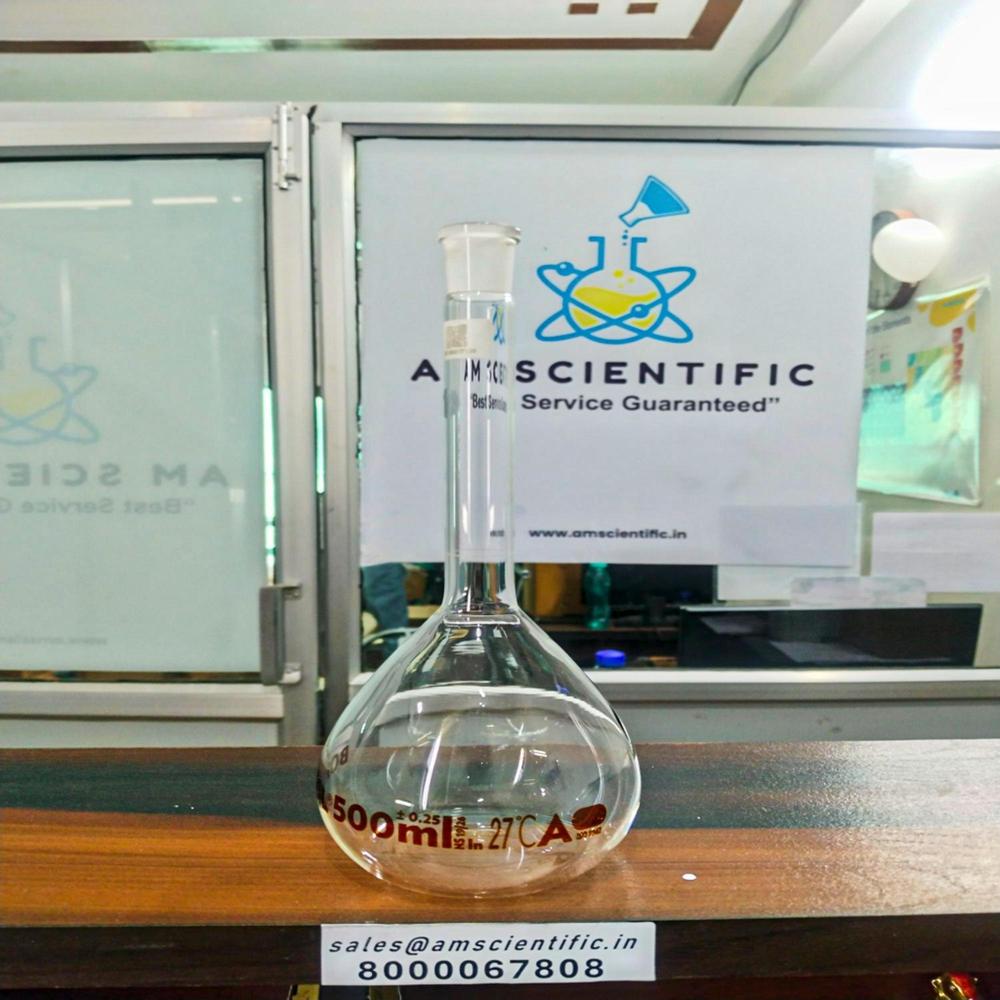 Volumetric Flasks Class A,500ml Narrow Mouth, Cl - Color: Transparent