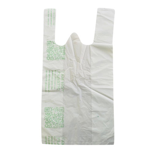 Biodegradable Carry Bag - Color: White