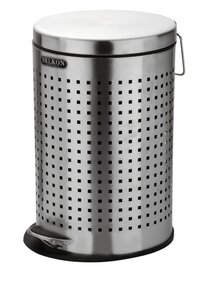 7L Steel Pedal Perforated Dustbin