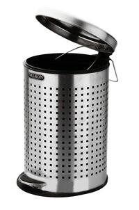 7L Steel Pedal Perforated Dustbin