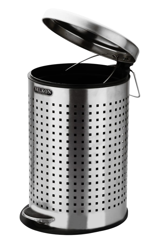 7L Steel Pedal Perforated Dustbin