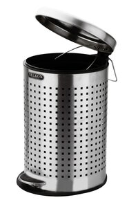 7L Steel Pedal Perforated Dustbin