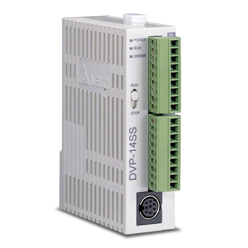 Delta DVP-14SS PLC एक उच्च गुणवत्ता वाला प्रोग्रामेबल लॉजिकल कंट्रोलर है, जिसे विभिन्न औद्योगिक अनुप्रयोगों के लिए डिजाइन किया गया है।