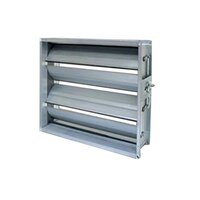 Aluminium Volume Control Damper - Aluminium Material, Moisture Resistant, Powder Coated Silver Finish | Versatile Use For Hvac Systems