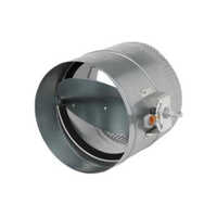 Round Manual Balancing Damper - Color: Silver