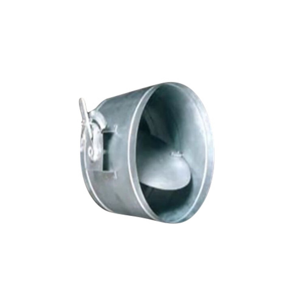 Industrial Manual Balancing Damper - Color: Silver