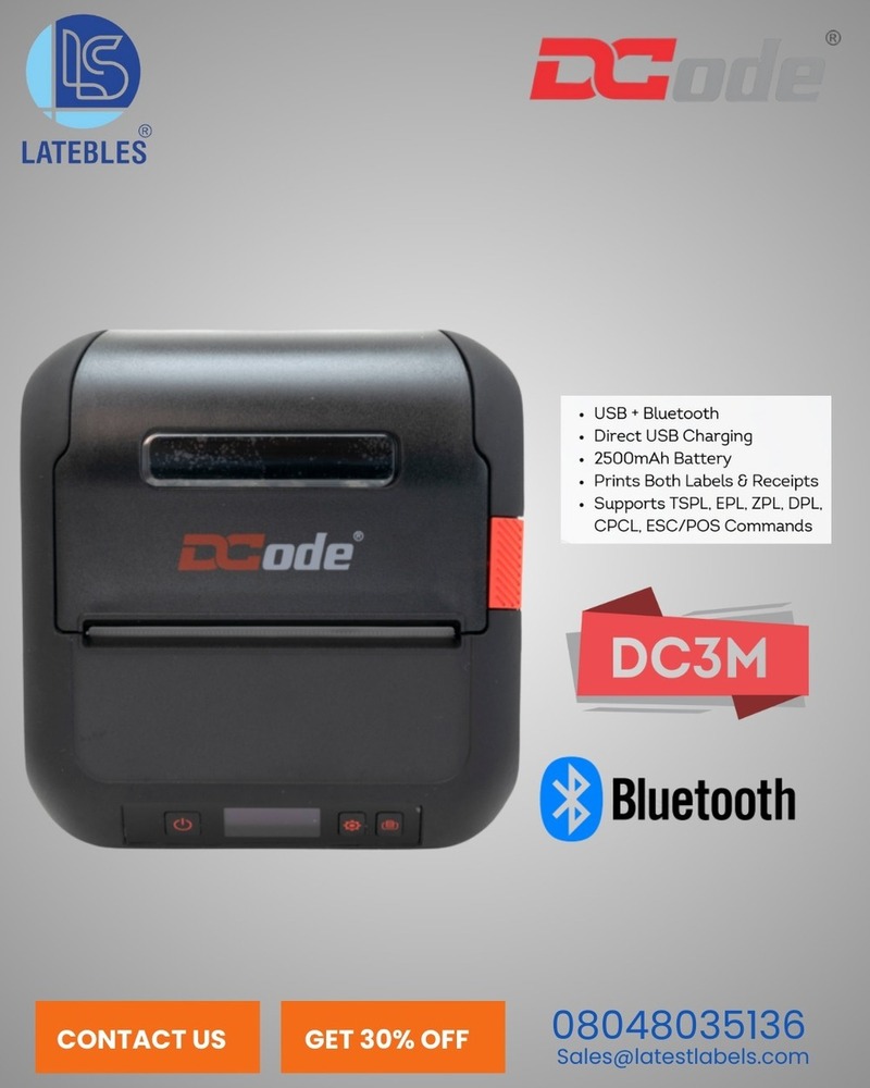DC3M Barcode Printer