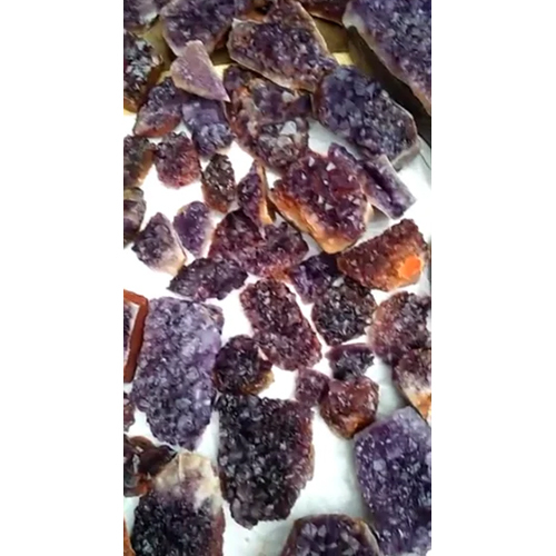 Natural Amethyst Geodes Gemstone - 50-10 Carat, Stunning Purple Color, Unique Geode Shape | Perfect for Jewelry Making & Natural Decor