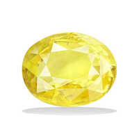 Natural Yellow Sapphire Gemstone - Material: Stone