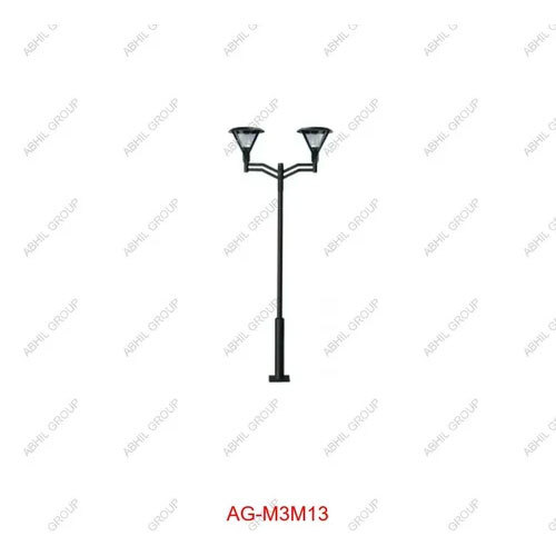 Designer Tubular Pole - Color: Black