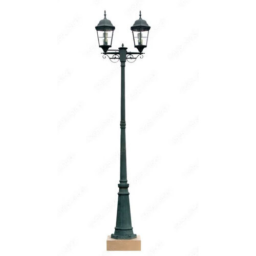 Decorative Lighting Pole - Aluminium, 45 Watt Voltage | Grey Outdoor Fixture for Illumination and Aesthetic Enhancement