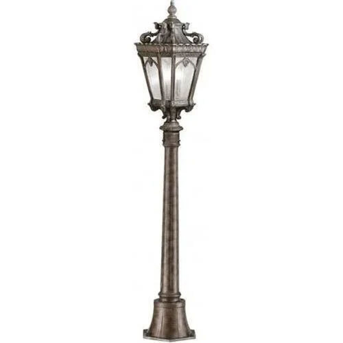 Decorative Bollard Light - Color: Golden