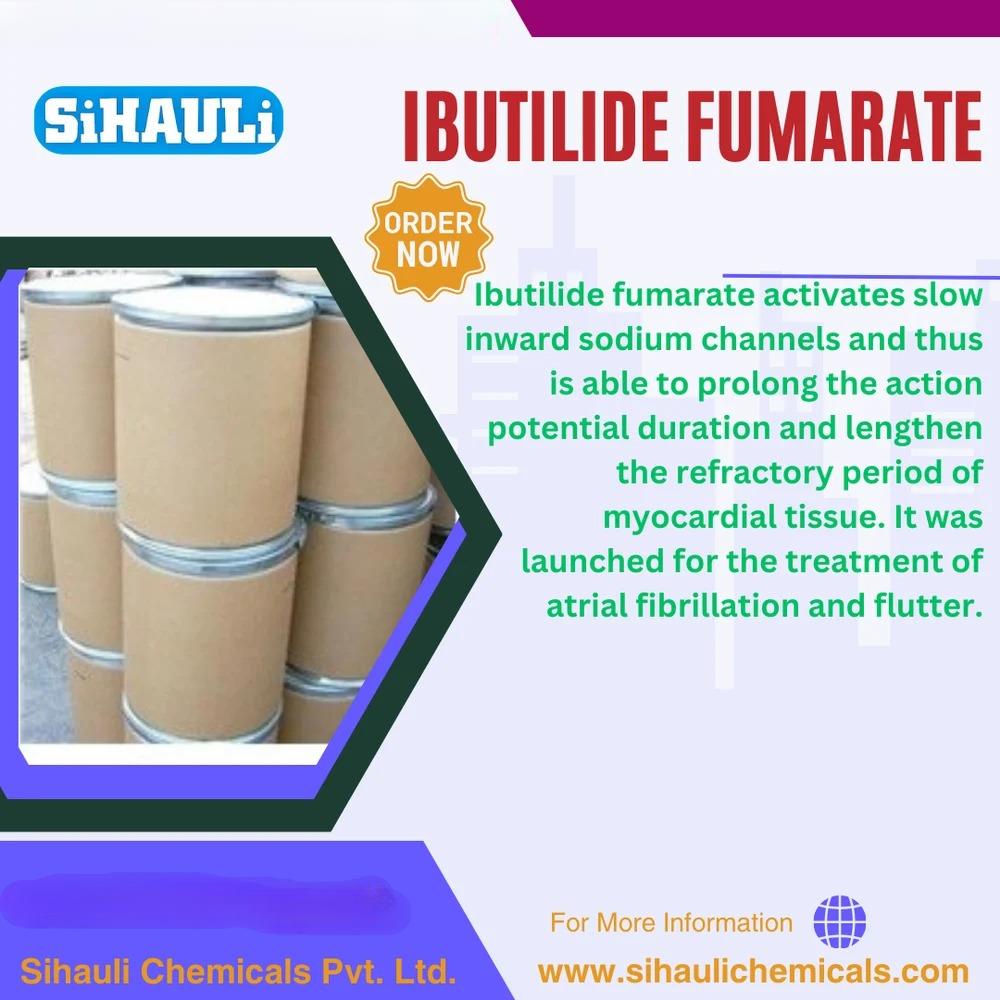 Ibutilide Fumarate Manufacturers, Suppliers, Exporters From Vasai Mumbai