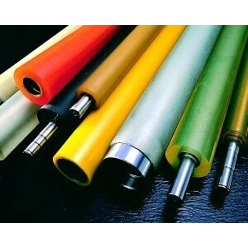 Polyurethane Rubber Roller - Color: Multi