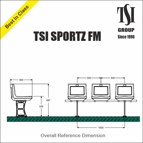Comfortable Stadium Chair, seat