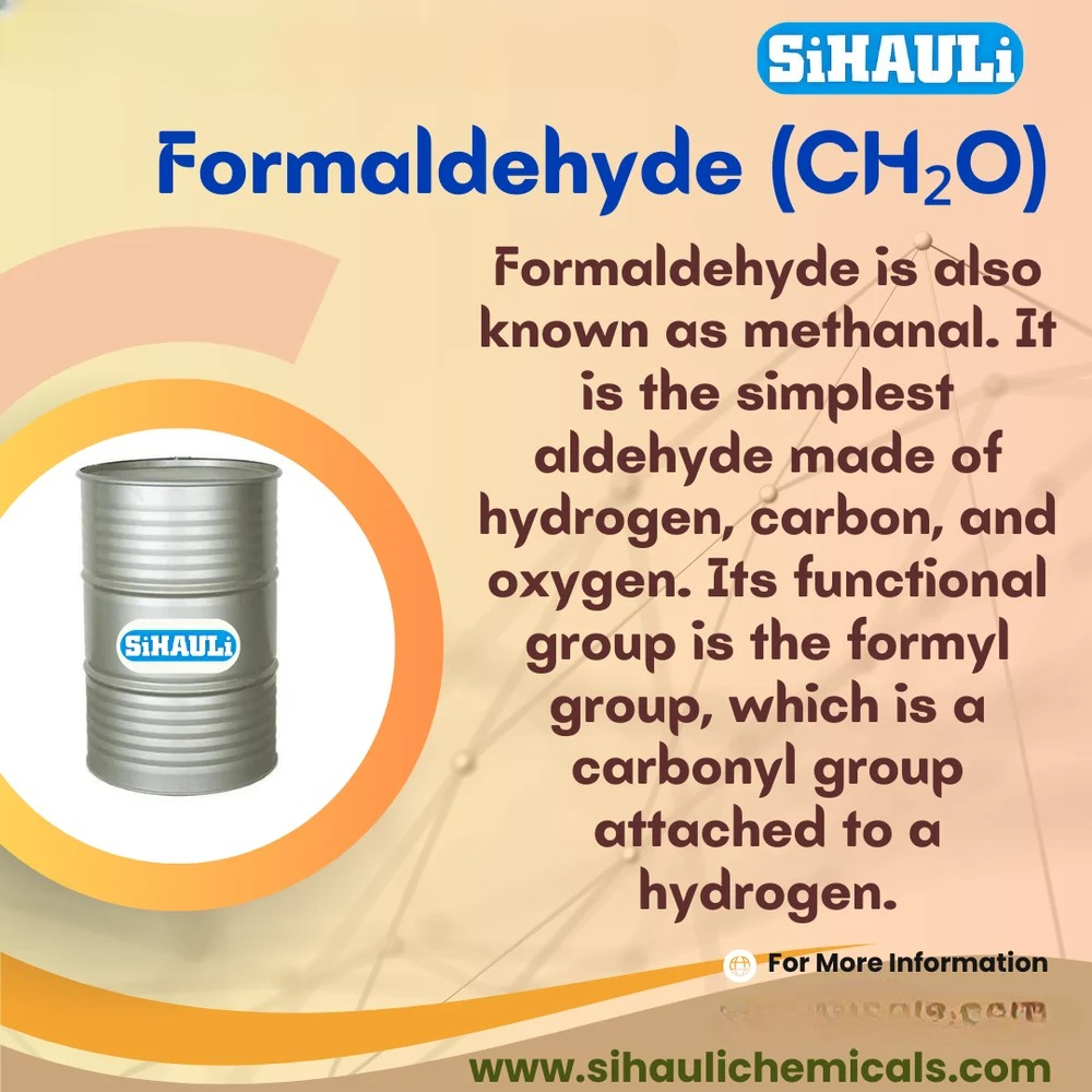 Formaldehyde (CH2O) Chemicals Manufacturers, Suppliers, Exporters From Vasai