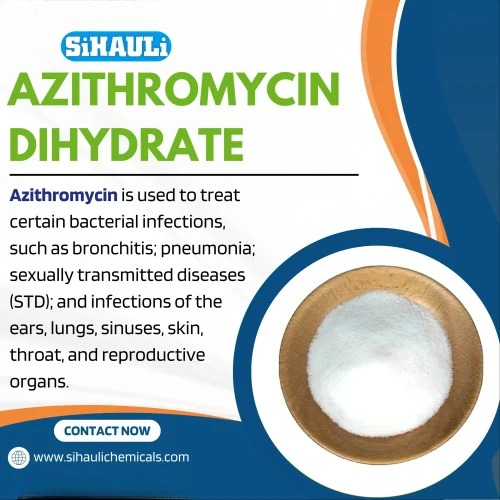 Azithromycin Dihydrate chemicals Manufacturers, Suppliers, Exporters From Vasai Mumbai India