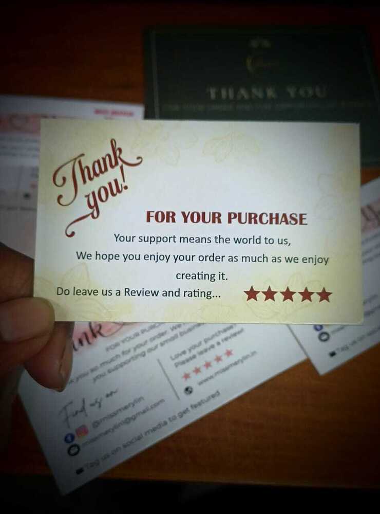Printed Thank You Cards