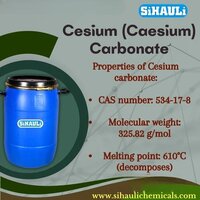 Cesium (Caesium) Carbonate Manufacturers, Suppliers, Exporters From Vasai