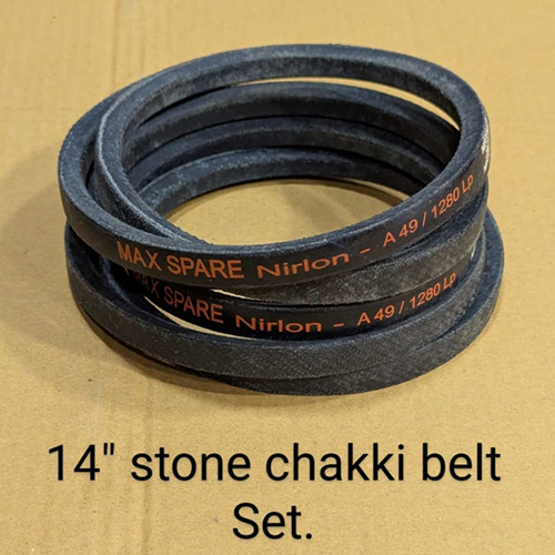 14 Inch Stone Aata Chakki Belt Set