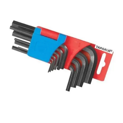 Taparia Allen Key Set - High-Quality Plastic, Coated Finish, Sleek Black Color | Easy to Use for Agriculture, Warranty Included