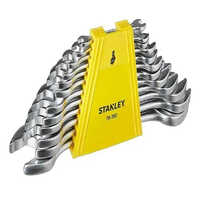 Stanley 12 Piece Double Open End Spanner Set Spanner Set - Color: Silver