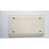 Nylon Slipper Pad - White, Polished Surface Finishing | Ideal For Comfort And Support During Indoor Activities