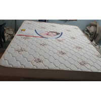 Latex Foam Mattress - 8 Inch Thickness, Double Size, White Color | Comfortable Foam Support For Restful Sleep