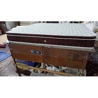 Memory Foam Mattress - 8 Inch Thickness, Double Size | Grey Color, Comfortable Support And Pressure Relief