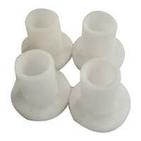 20mm White Ptfe Bush - Material: Ptfe | Size: 20mm, Color: White, Durable And Chemical-resistant For Various Industrial Applications