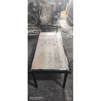 Plywood Folding Bed - Solid Wood & Iron, Standard Size, Brown | Versatile Furniture For Living Room Use, 6-month Warranty