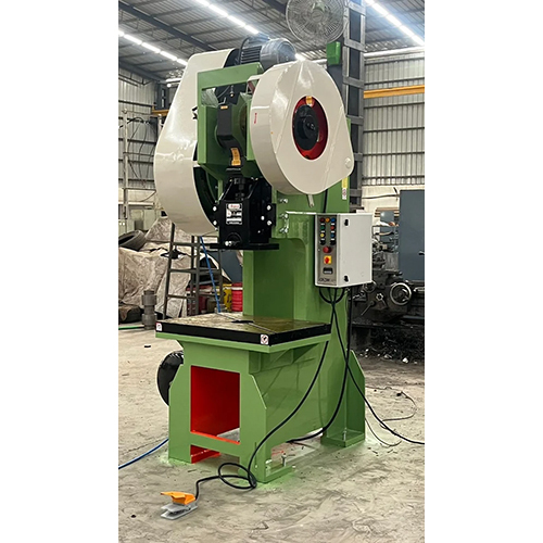 Pneumatic Power Press Machine - Color: Green