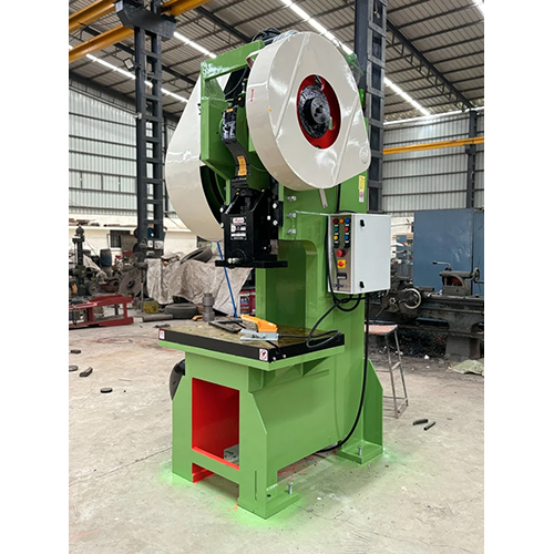 Pneumatic Power Press Machine - Color: Green