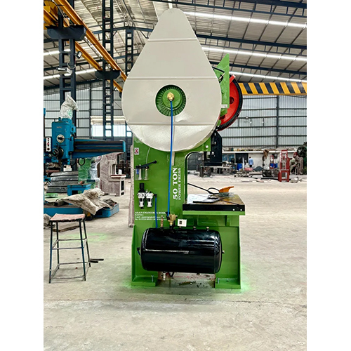 Pneumatic Power Press Machine - Color: Green