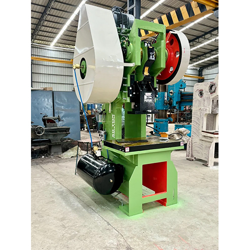 Pneumatic Power Press Machine - Color: Green