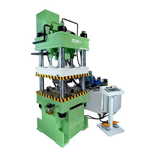 Hydraulic Deep Draw Press Machine - Color: Green