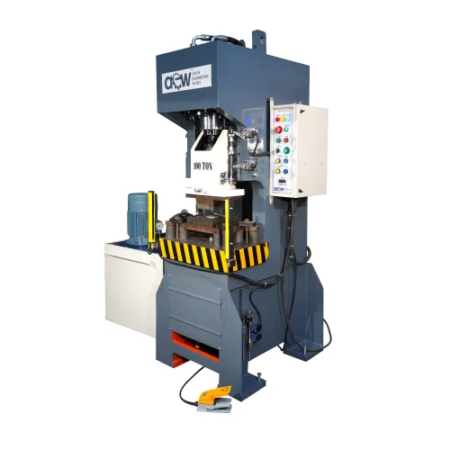 C Type Hydraulic Press - Color: Green