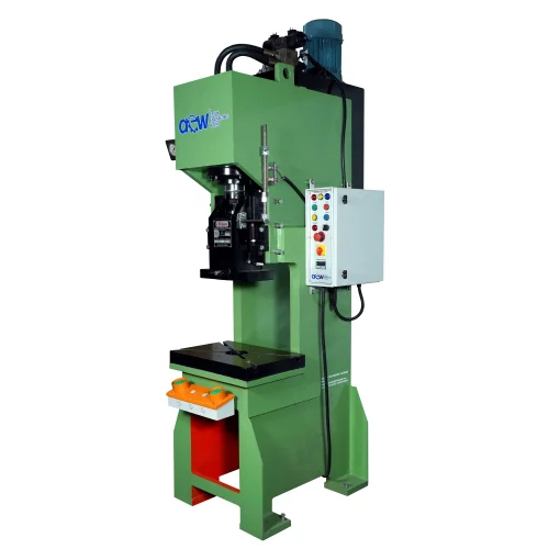 C Type Hydraulic Press - Color: Green