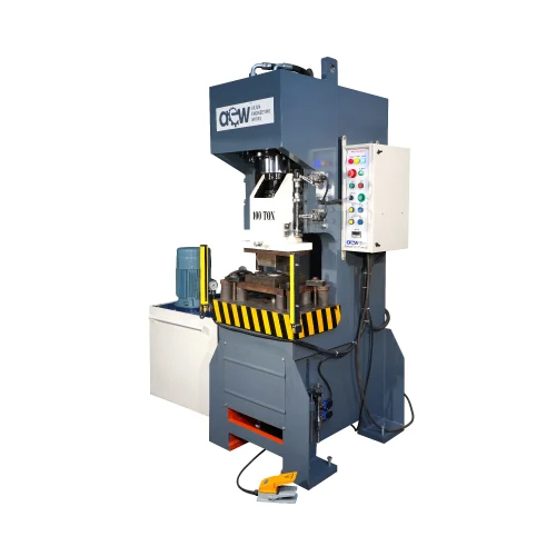 C Type Hydraulic Press Machine - Color: Green