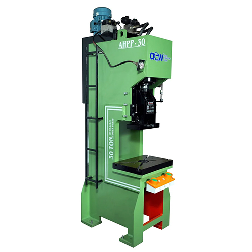 C Type Hydraulic Press Machine - Color: Green