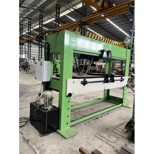 Hydraulic Workshop Press Machine - Mild Steel, 1 Year Warranty , Green Color For Industrial Use