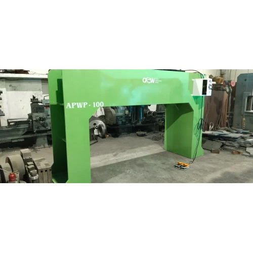 Hydraulic Shop Press - Ms Material, Standard Size, Green Color | Industrial Use, 1-year Warranty, High Performance