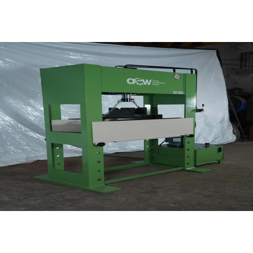 Hydraulic Shop Press - Ms Material, Standard Size, Green Color | Industrial Use, 1-year Warranty, High Performance