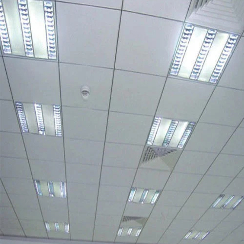 Armstrong False Ceiling - PVC Material, 8mm to 20mm Thickness , Waterproof Design in Sleek White Color for Residential & Commercial Use