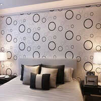 Printed Vinyl Wallpaper - Material: Pvc