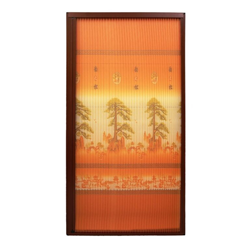 Retractable Pleated Mosquito Net - Mesh Size: Standard