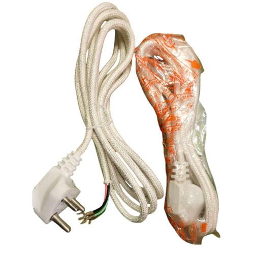 Copper White Press Lead Power Cord - Insulation Material: Pvc