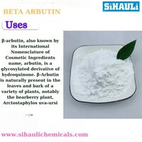 Beta Arbutin Powder - C12h16o7, Cas No. 497-76-7, Molecular Weight 272.25 G/mol, Boiling Point 197-201â°c | Natural Glycosylated Hydroquinone Derived From Bearberry