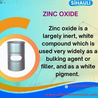 Zinc Oxide - 99% Pure Powder, 25 Kg Packaging | Versatile Filler For Rubber, Ceramics, Medicine, Antibacterial, And Sunscreen Applications
